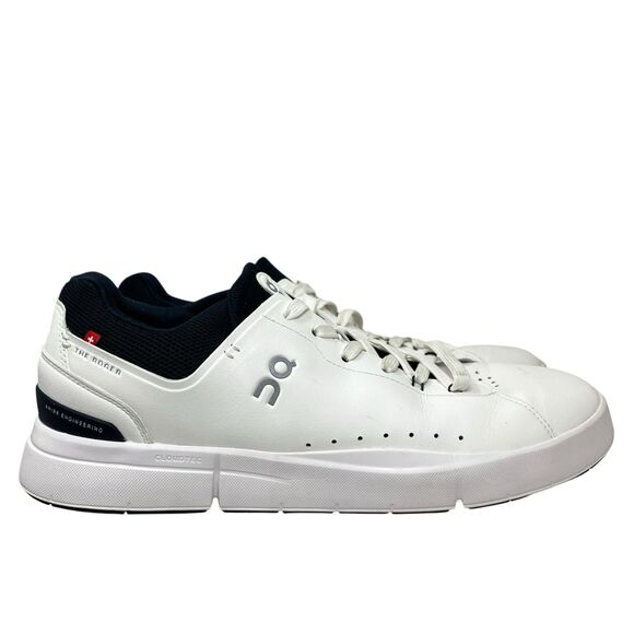 On Running Sneakers Mens 11 White Leather The Roger Advantage INSOLES MISSING main image 8
